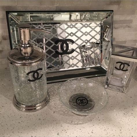 cheap chanel bathroom set|Chanel body wash set.